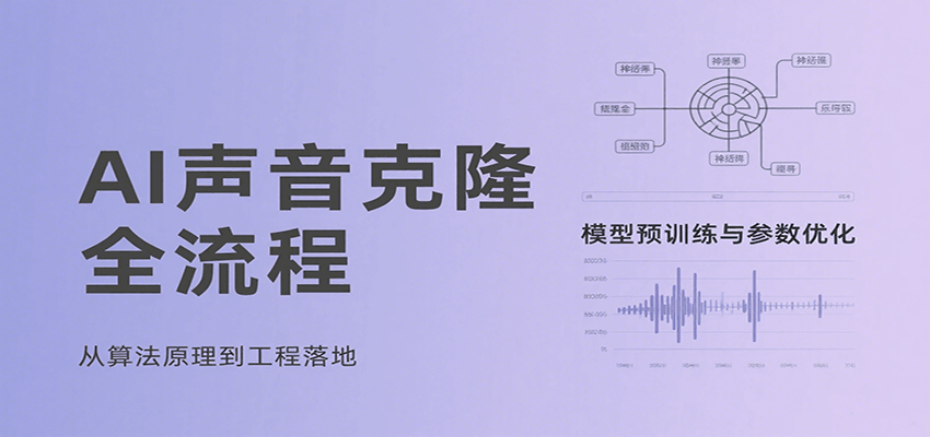 AI声音克隆全流程，基础概念到实战应用，3秒极速声音复刻、模型预训练、云端部署等-网赚知识点