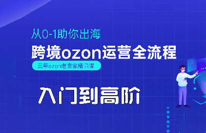悟空跨境·OZON入门到高阶全流程-网赚知识点
