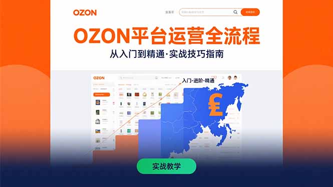 OZON平台运营全流程：快速掌握OZON从入门到精通的实战技巧-网赚知识点