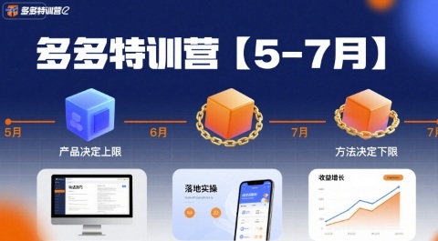 多多特训营【5-7月】产品决定上限，方法决定下限，各种玩法技巧落地实操-网赚知识点