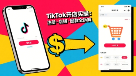 TikTok从开店到投流的进阶课,从基础实操到高阶技巧一网打尽-网赚知识点
