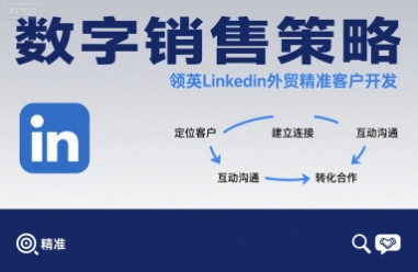数字销售策略领英LinkedIn外贸精准客户开发-网赚知识点